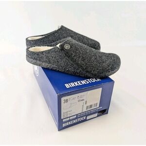 BIRKENSTOCK Women's Sz 7 /EUR 38 Narrow Fit Zermatt Rivet 1015084 Anthracite New